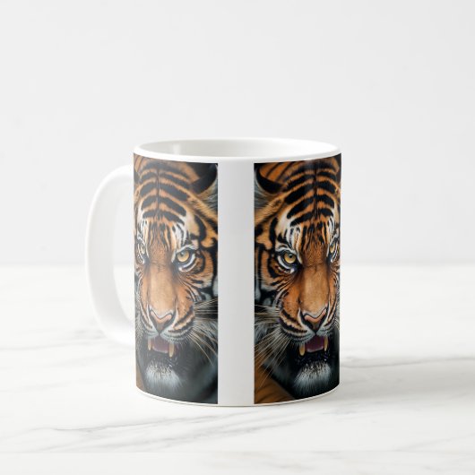 Mug de café de tigre torréfié (Devant gauche)