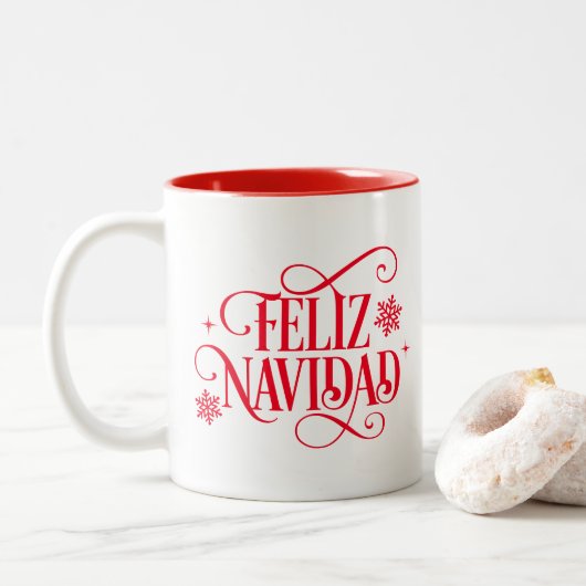 Mug de café de vacances (Avec donut)