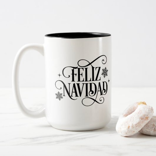 Mug de café de vacances (Avec donut)