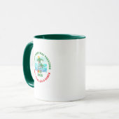 Mug de café de vacances de Noël en Floride (Devant gauche)