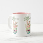 Mug de café de vœux de Pâques (Devant gauche)