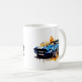 Mug de café de voiture musculaire (Devant droit)