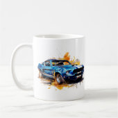 Mug de café de voiture musculaire (Gauche)