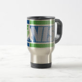 Mug de café de voyage de tennis avec design cool (Devant droit)