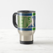 Mug de café de voyage de tennis avec design cool (Devant gauche)