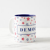 Mug de café démocrate (Devant gauche)