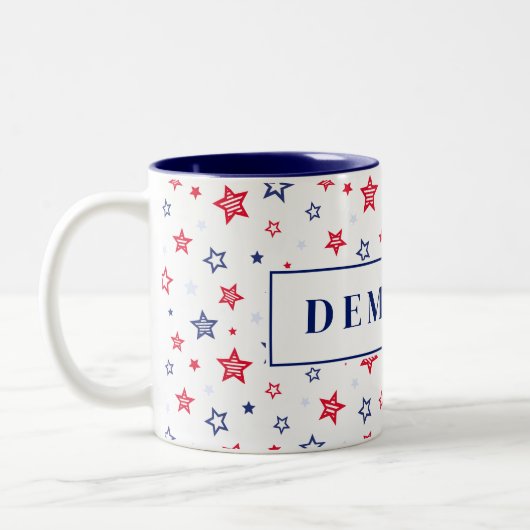 Mug de café démocrate (Gauche)