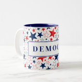 Mug de café démocrate (Devant gauche)