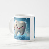 " MUG DE CAFÉ DENTISTE " (Devant gauche)