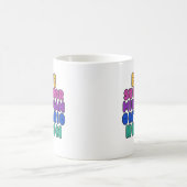 Mug de café des Grands Lacs de Michigan Rainbow Te (Centre)