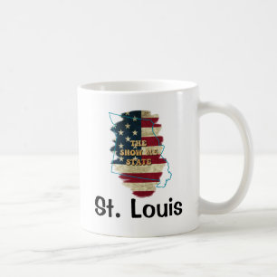 Mug de café d'état du Missouri personnalisé