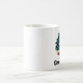 Mug de café d'État Wisconsin personnalisé (Centre)