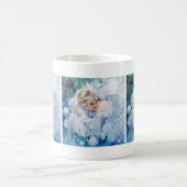 Mug de café d'hiver bleu (Centre)