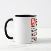 Mug de café d'ordonnance personnalisée (Gauche)