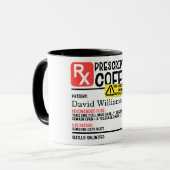 Mug de café d'ordonnance personnalisée (Devant gauche)