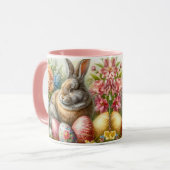 Mug de café doux lapin de Pâques (Devant gauche)