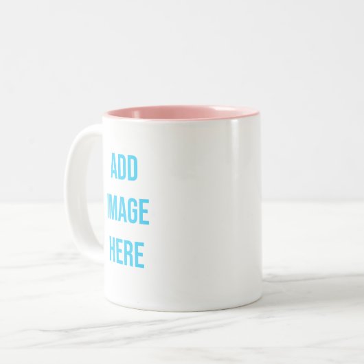 MUG DE CAFÉ DOUX TONS PERSONNALISÉ (Devant gauche)