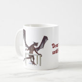 Mug de café Dragon Rouge (Devant gauche)