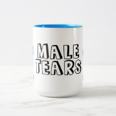 Mug de café drôle aux larmes masculines (Centre)