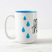 Mug de café drôle aux larmes masculines (Gauche)