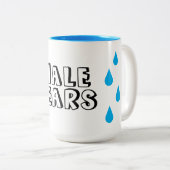 Mug de café drôle aux larmes masculines (Devant droit)
