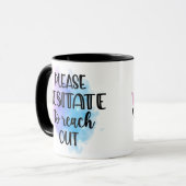 Mug de café : Drôle bureau soumission conceptions  (Devant gauche)