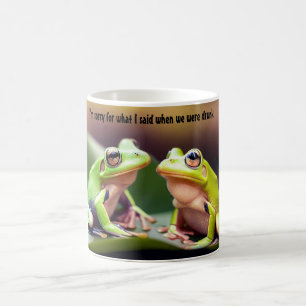 Mug de café drôles de grenouilles ivres