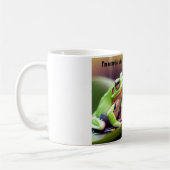 Mug de café drôles de grenouilles ivres (Gauche)