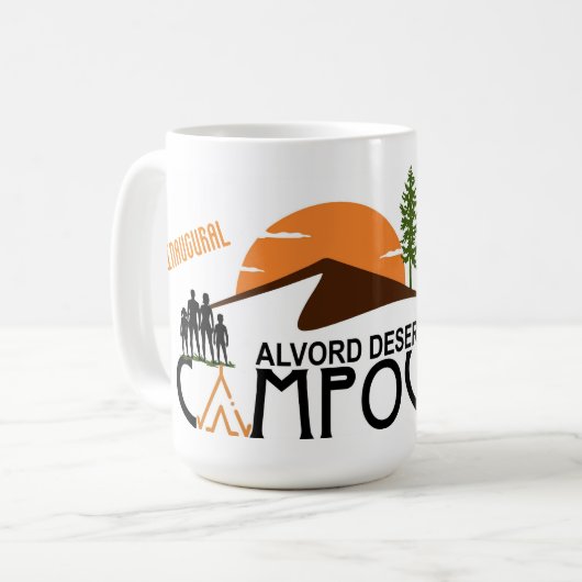 Mug de café du désert d'Alvord (Devant gauche)