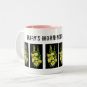 Mug de café du matin de Mary personnalisée Mug (Devant gauche)