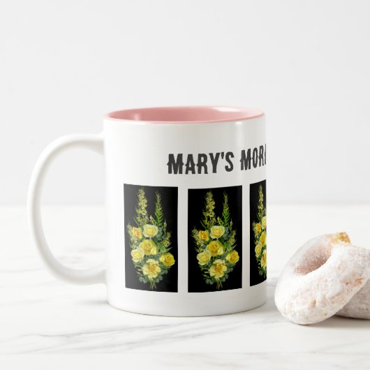 Mug de café du matin de Mary personnalisée Mug (Avec donut)