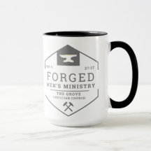 Mug de café du ministère masculin forgé