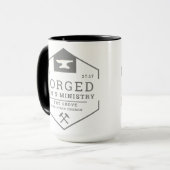 Mug de café du ministère masculin forgé (Devant gauche)