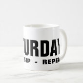 Mug de café du samedi (Devant droit)