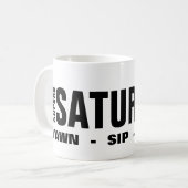 Mug de café du samedi (Devant gauche)