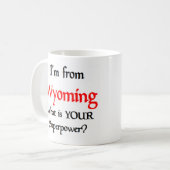 mug de café du wyoming (Devant gauche)