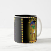 Mug de café égyptien Anubis (Devant droit)