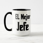 Mug de café El Mejor Jefe (Gauche)