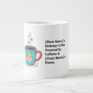 Mug de café élégant pour maman de chien Anniversai