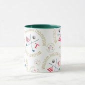 Mug de café élégant pour un golfeur (motif de logo (Centre)