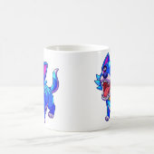 Mug de café en dentelle bleue (Centre)