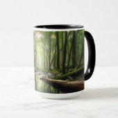 Mug de café en forêt enchantée (Devant droit)