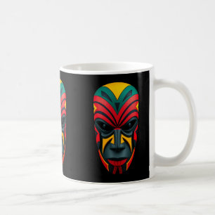 Mug de café en Masque Africain