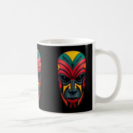 Mug de café en Masque Africain (Droite)