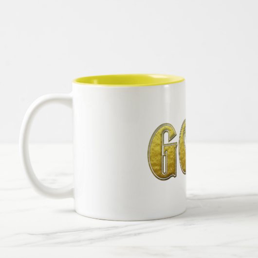 Mug de café en or (Gauche)