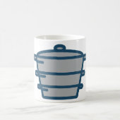 Mug de café en pot gris (Centre)