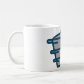 Mug de café en pot gris (Gauche)