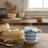 Mug de café en pot gris