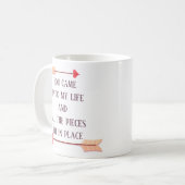Mug de café en texte moderne (Devant gauche)