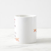 Mug de café en texte moderne (Centre)